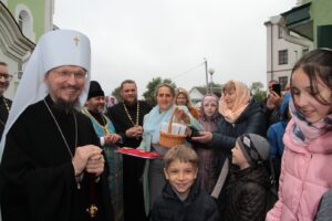Храм Вознесения Господня в Несвиже посетила глава Белорусской Православной церкви