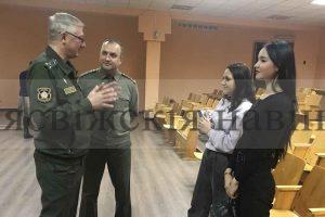 Юные несвижане встретились с представителем Военной академии Республики Беларусь