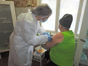 В районе продолжают работать выездные пункты вакцинации  от Covid-19