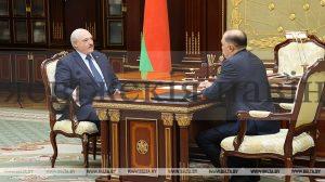 О встречи Президента Беларуси Александра Лукашенко  с государственным секретарем Совета безопасности  Александром Вольфовичем