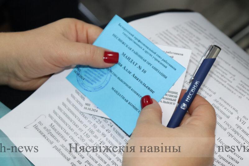 ХVII отчетно-выборная конференция Несвижской районной организации Белорусского профессионального союза работников государственных и других учреждений