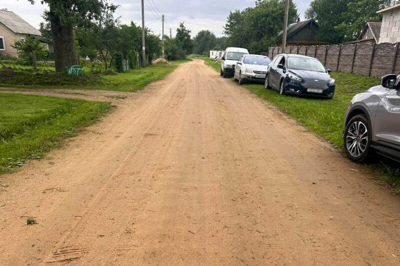 Качество дороги в деревне Сычево. Вопрос на контроле