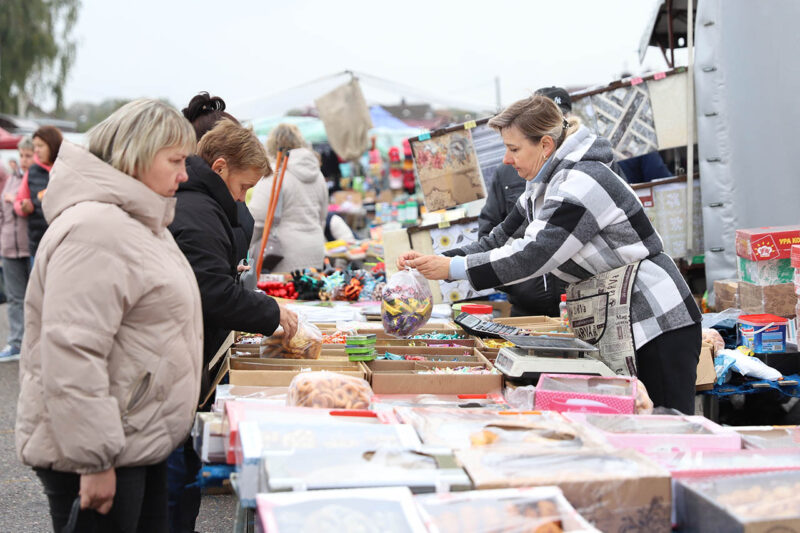 Радовал выбор овощей и фруктов
