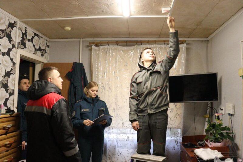 Профилактическое мероприятие «Общежитие без пожара» прошло в Несвижском районе