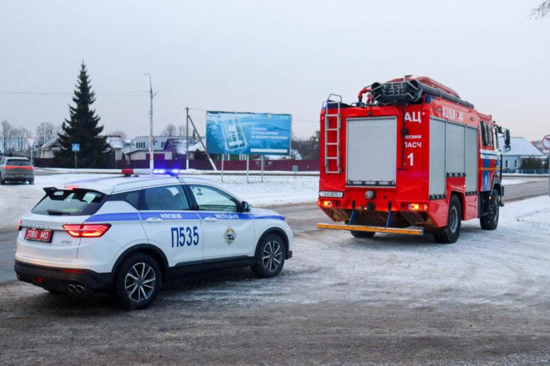 Работники Несвижского РОЧС совместно с ОГАИ Несвижского района провели акцию «Уступи дорогу спецтранспорту!»