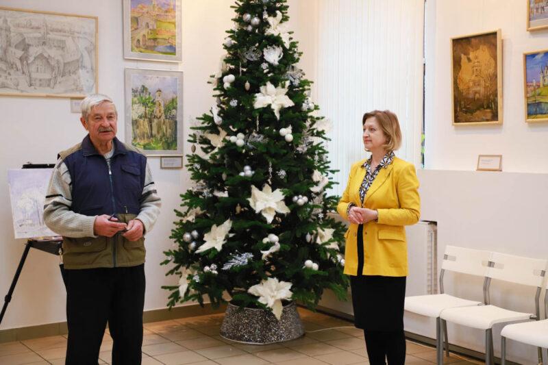 В музее-заповеднике «Несвиж» прошла встреча художника-педагога Виктора Данилова с учащимися колледжа