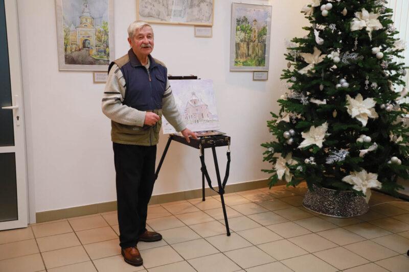 В музее-заповеднике «Несвиж» прошла встреча художника-педагога Виктора Данилова с учащимися колледжа