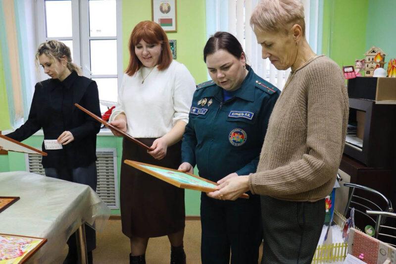 Раённы этап агляду-конкурсу дзіцячай творчасці «Выратавальнікі вачыма дзяцей» прайшоў у Нясвіжскім раёне