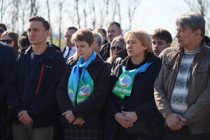 Митинг-реквием, приуроченный ко Дню памяти жертв Хатыни, состоялся у мемориала жертвам Городейского гетто