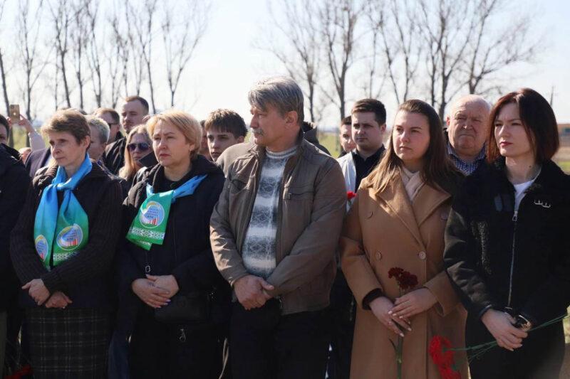 Митинг-реквием, приуроченный ко Дню памяти жертв Хатыни, состоялся у мемориала жертвам Городейского гетто