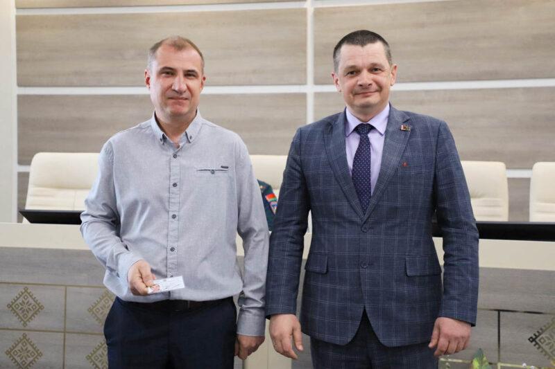 В Несвижском районе чествовали добровольных помощников правоохранителей