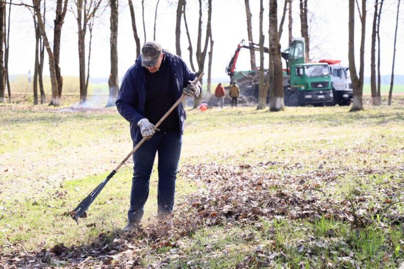 В Ланском сельском cовете прошёл субботник