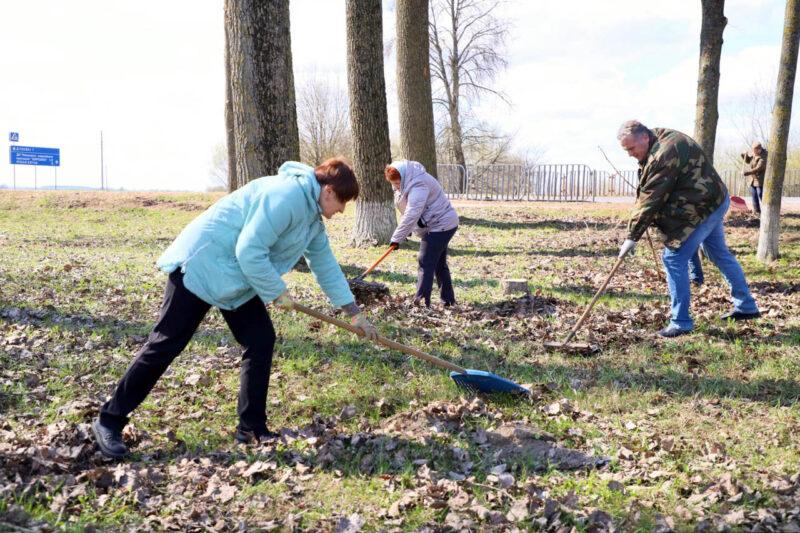 В Ланском сельском cовете прошёл субботник