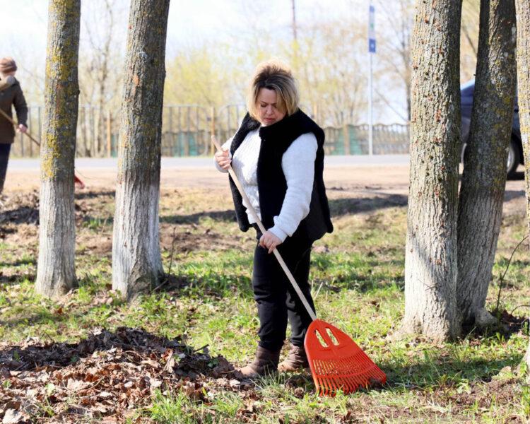 В Ланском сельском cовете прошёл субботник
