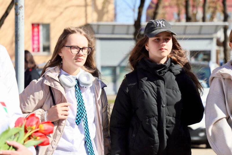 В Несвиже прошёл митинг, приуроченный ко Дню рождения Владимира Ленина. Фотофакт