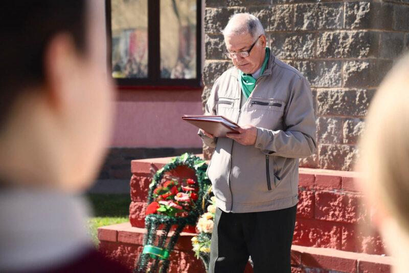 В Несвиже прошёл митинг, приуроченный ко Дню рождения Владимира Ленина. Фотофакт