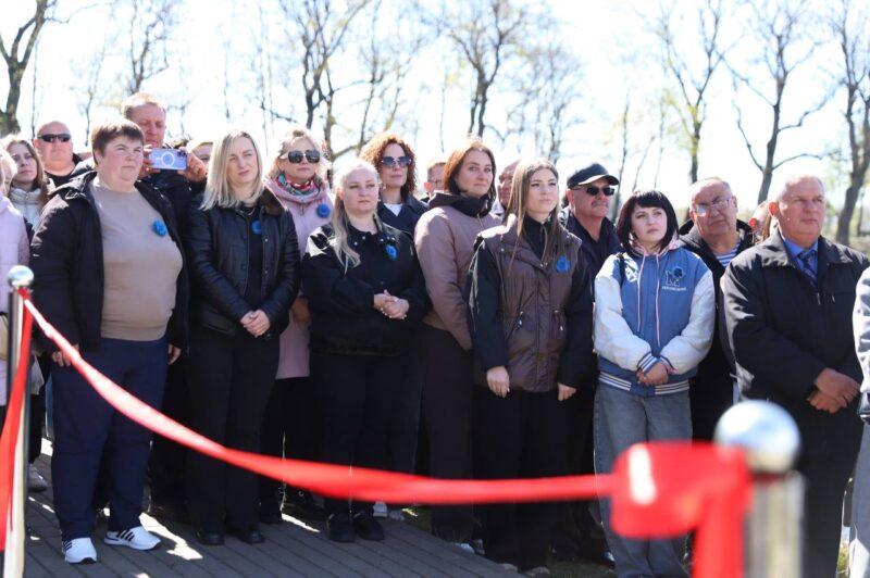 В Несвиже состоялась торжественная церемония открытия общественного пространства «Женщины ЖКХ — вместе»