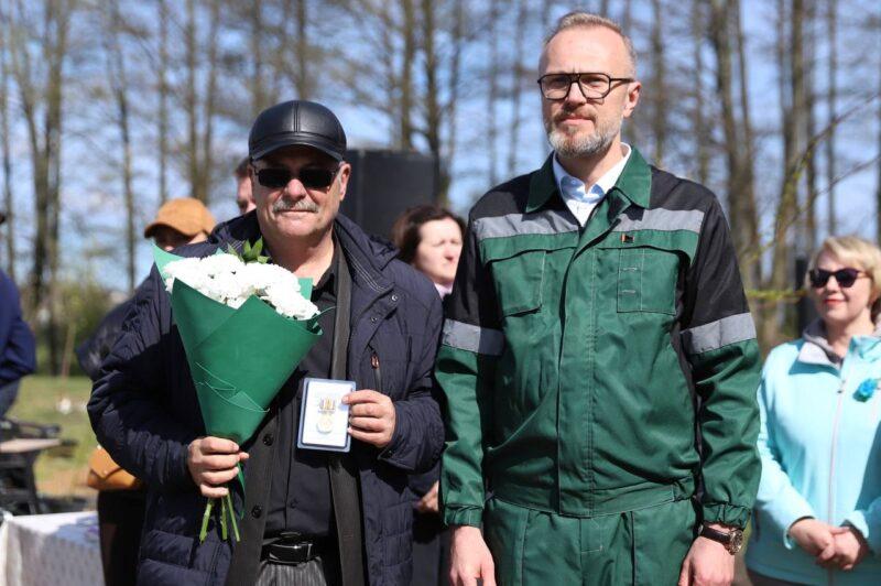 В Несвиже состоялась торжественная церемония открытия общественного пространства «Женщины ЖКХ — вместе»