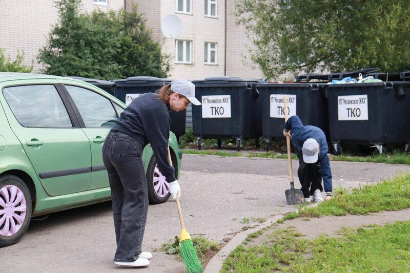 «ЖКХ и «Белая Русь» — ВМЕСТЕ!». Благоустройство и наведение порядка продолжается в Несвиже