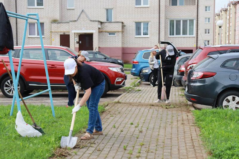 «ЖКХ и «Белая Русь» — ВМЕСТЕ!». Благоустройство и наведение порядка продолжается в Несвиже