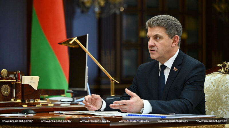 Президент Беларуси Александр Лукашенко 3 сентября принял с докладом председателя Мингорисполкома Владимира Кухарева.